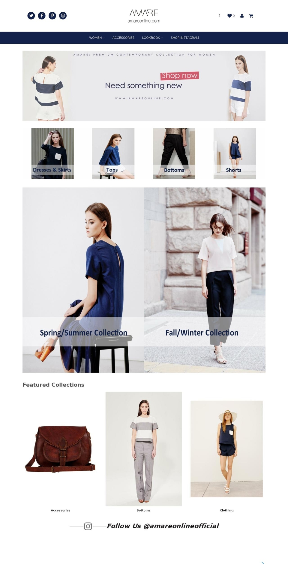 amareny.com shopify website screenshot