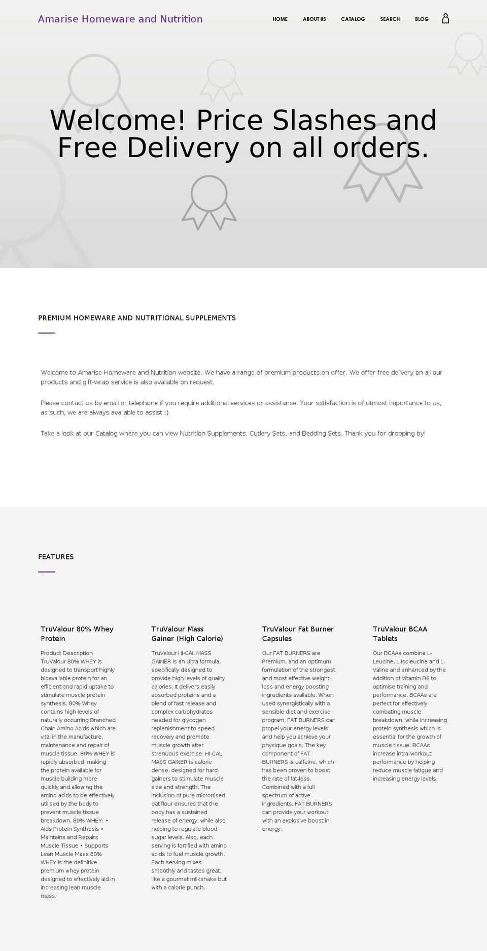 amariseglobal.com shopify website screenshot