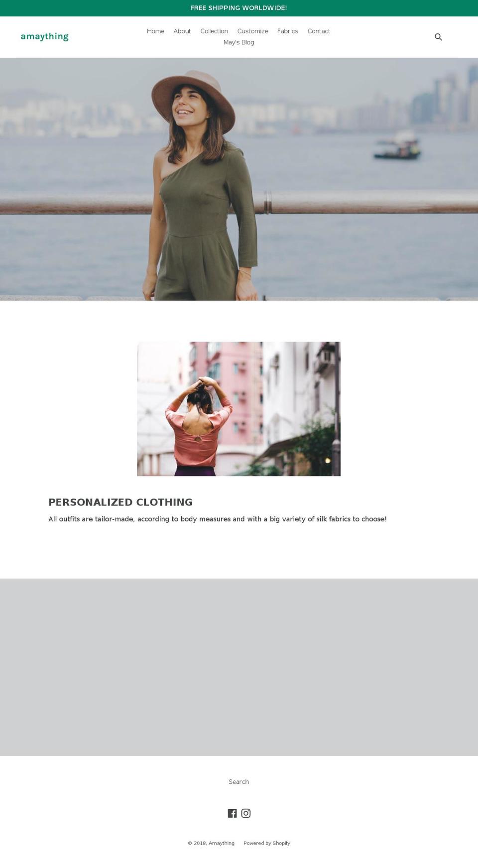 amaything.com — Shopify storefront screenshot