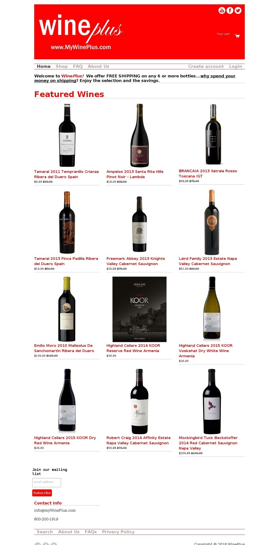 amazecellars.com — Shopify storefront screenshot