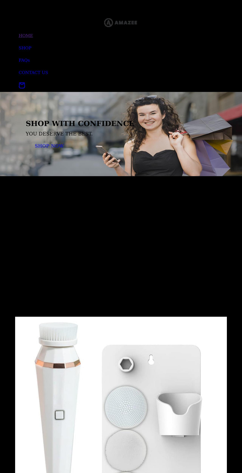 amazeestore.com shopify website screenshot