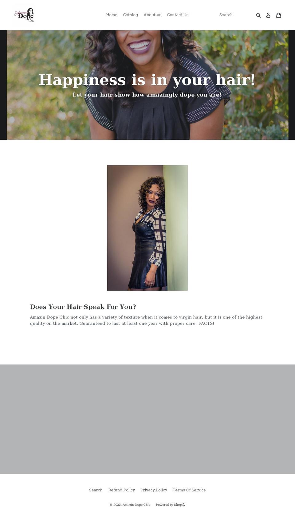 amazin-dope-chic.myshopify.com shopify website screenshot