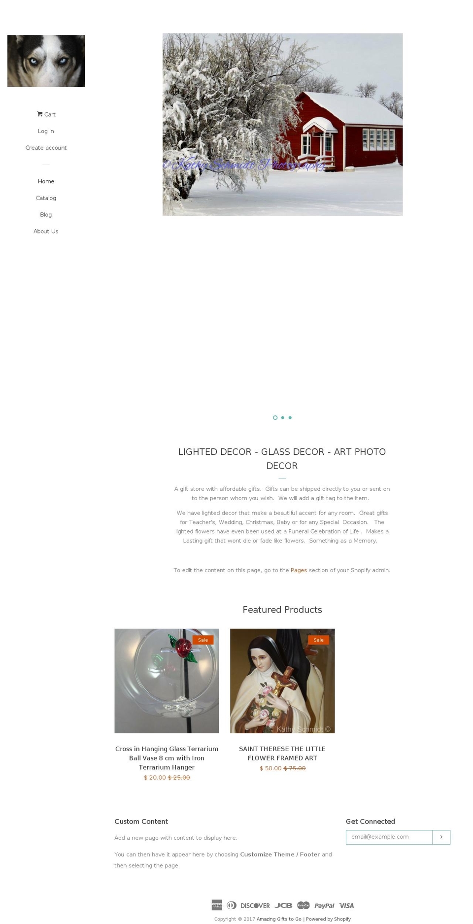 amazinggiftstogo.com shopify website screenshot