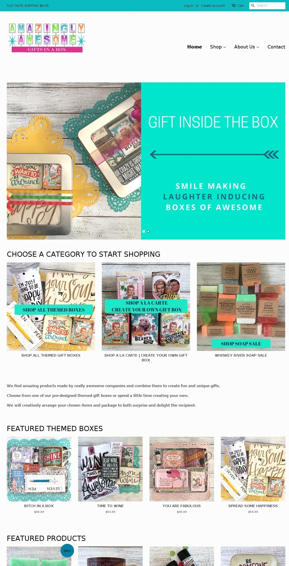 amazinglyawesomegifts.com — Shopify storefront screenshot