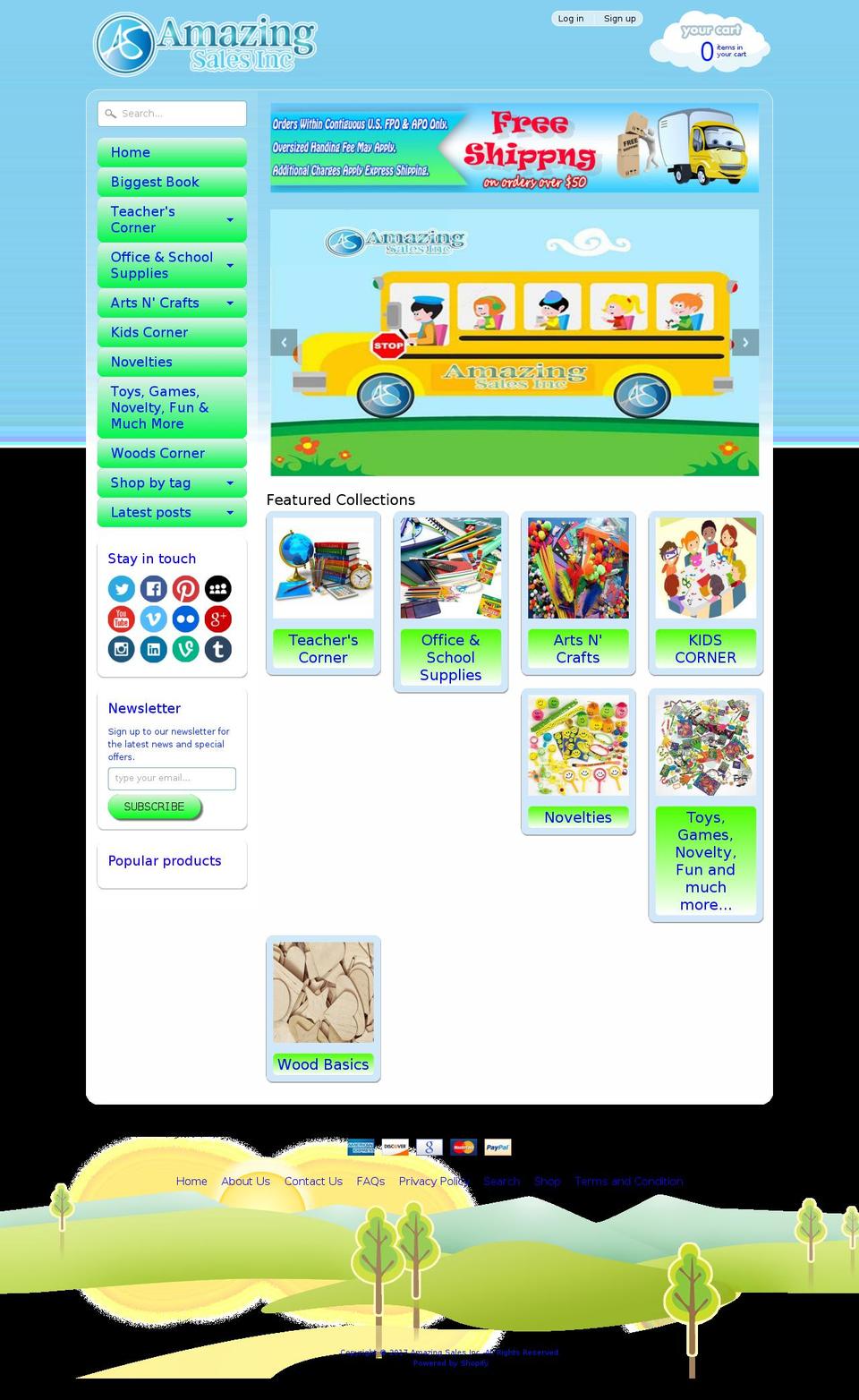 amazingsalesinc.com shopify website screenshot