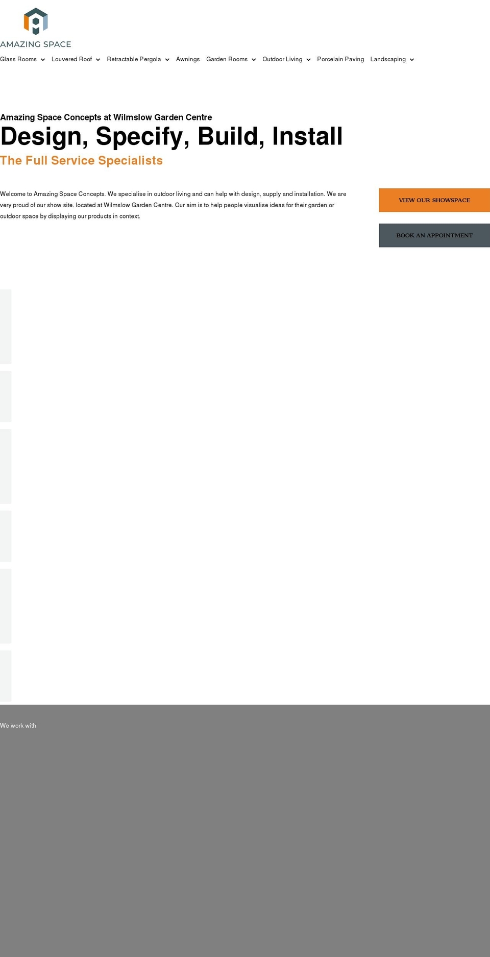 amazingspace.uk shopify website screenshot