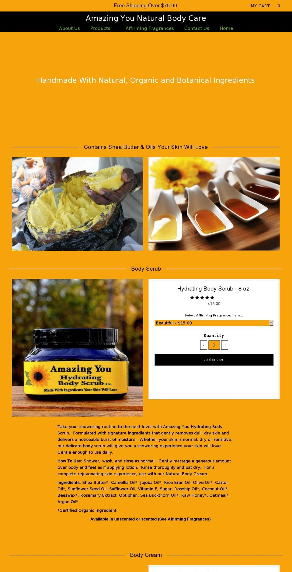 amazingyounbc.com shopify website screenshot