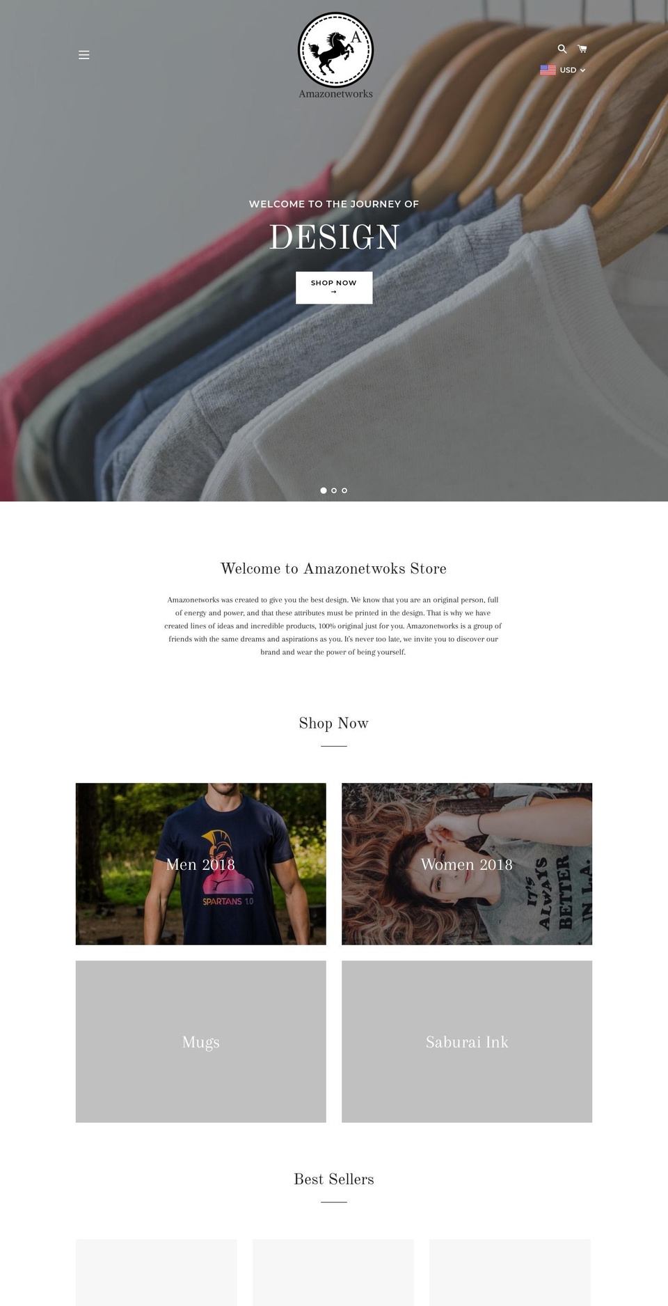 amazonetworks.com — Shopify storefront screenshot