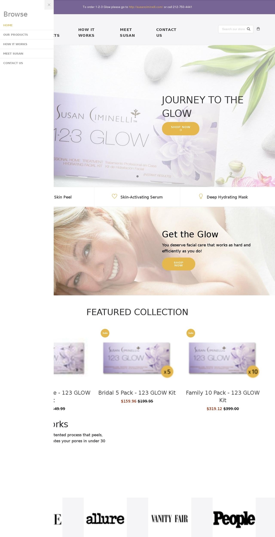 123GLOW_Live Shopify theme site example amazonkits.com