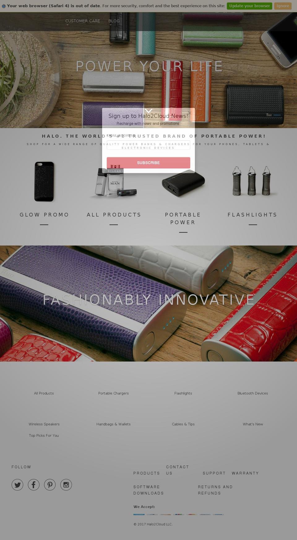 amazonportablepower.com shopify website screenshot