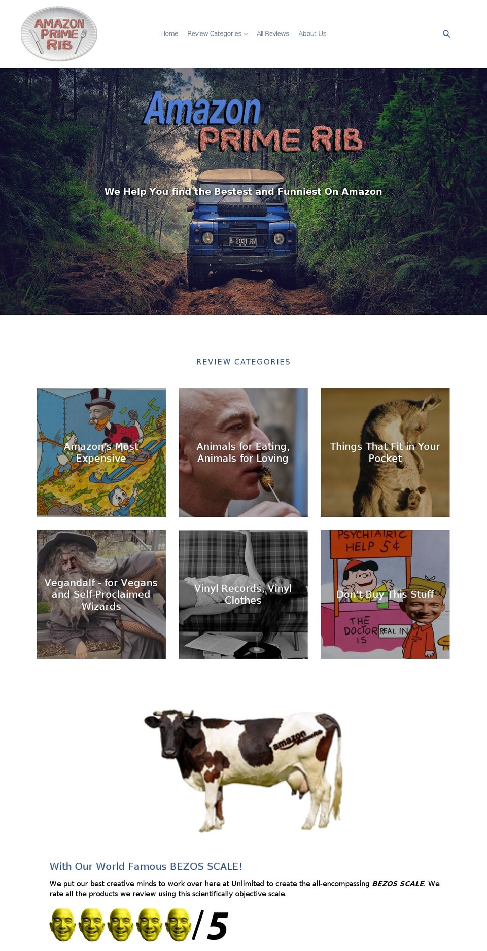 amazonprimerib.com shopify website screenshot