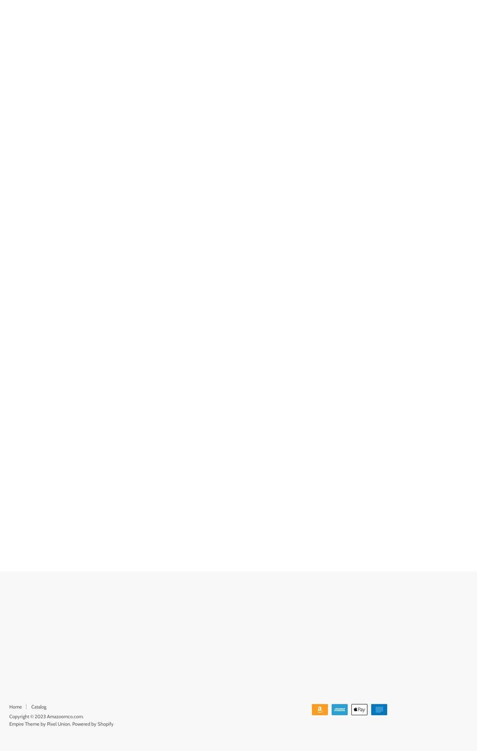 amazoomco.com shopify website screenshot
