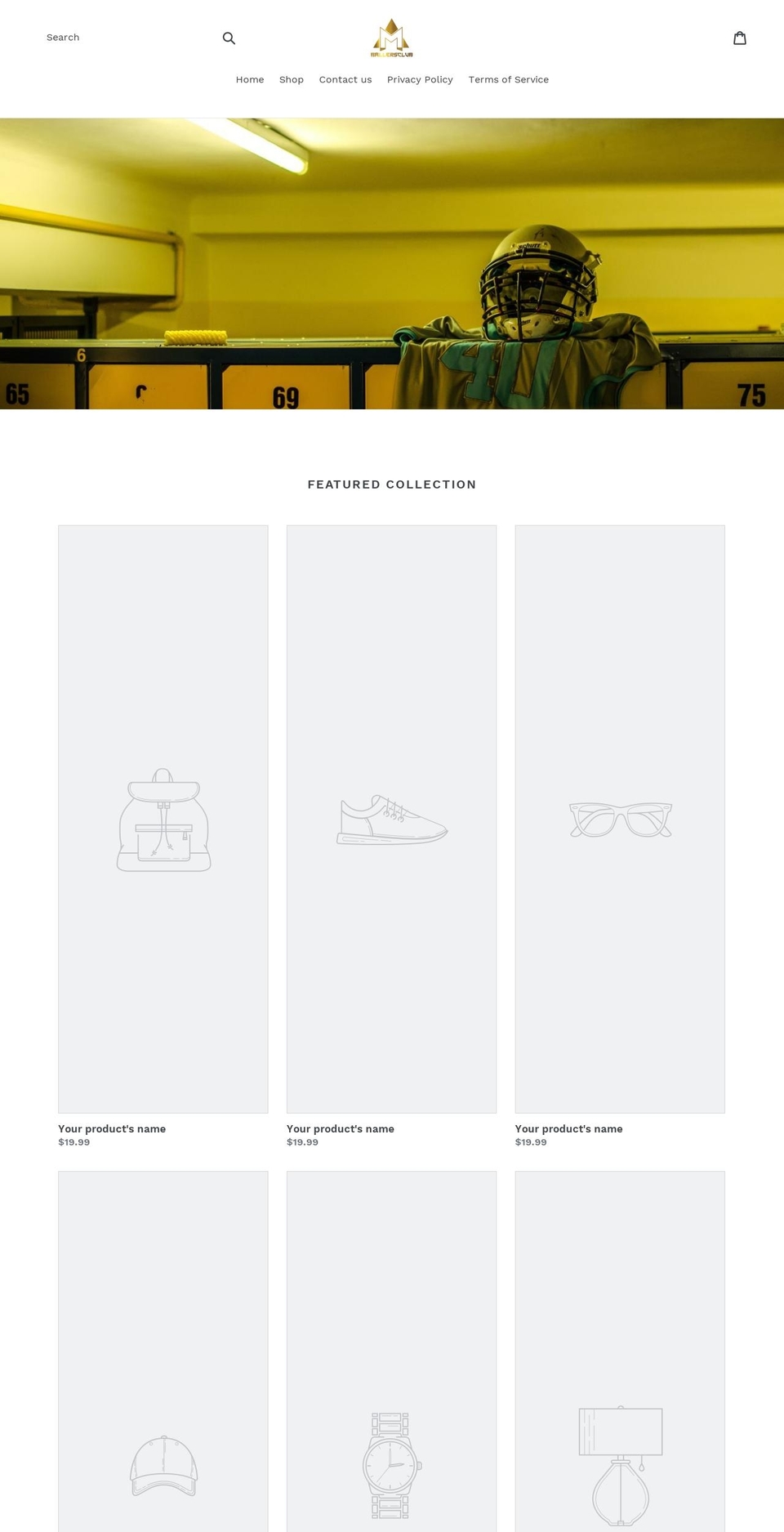amballersclub.com shopify website screenshot