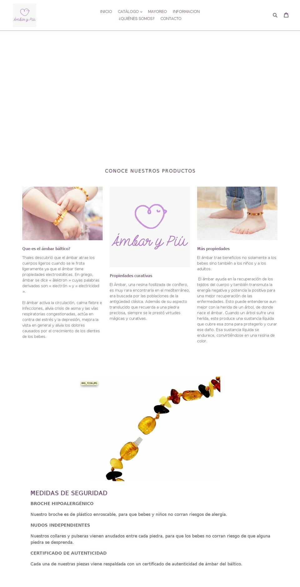 ambarpia.com — Shopify storefront screenshot