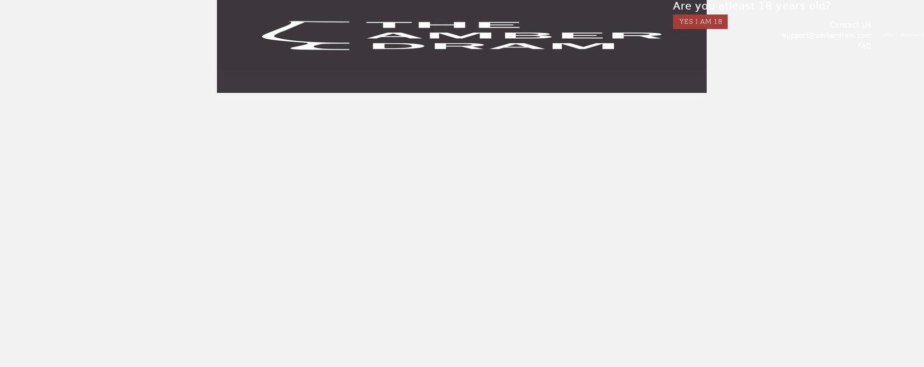 amberdram.com — Shopify storefront screenshot