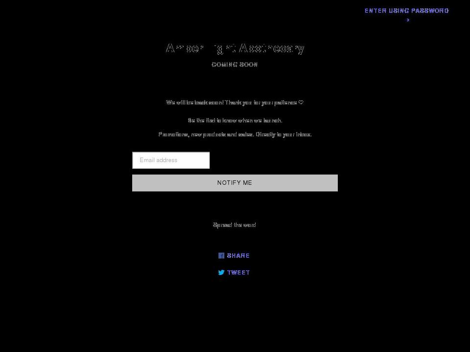 amberlightapothecary.com shopify website screenshot