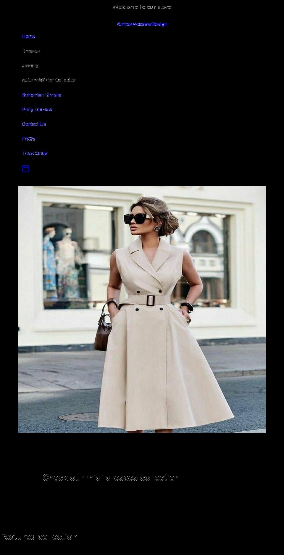 ambermeadowdesign.com shopify website screenshot