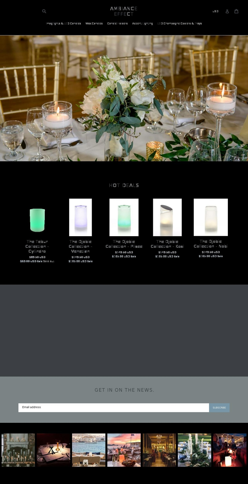 ambianceeffect.com shopify website screenshot