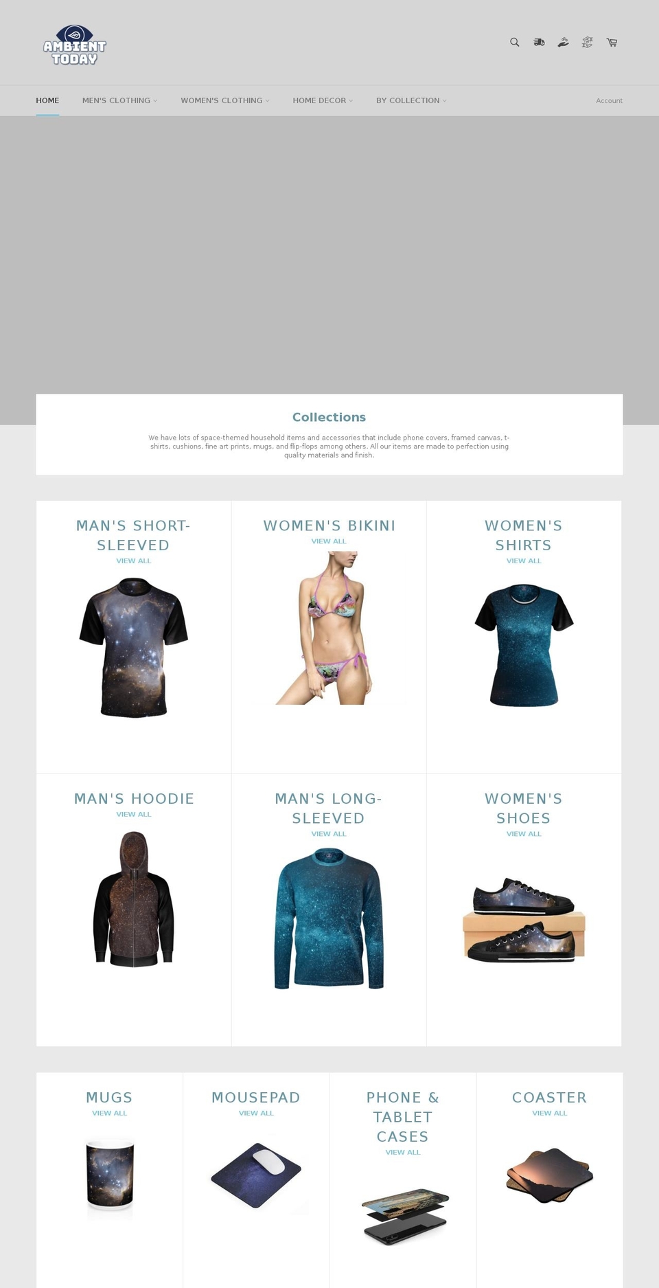 ambient.today shopify website screenshot