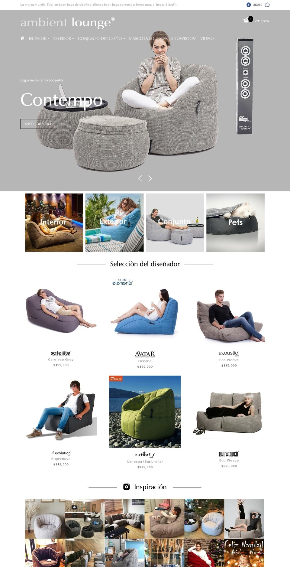 AL _with_Clerk Shopify theme site example ambientlounge.cl