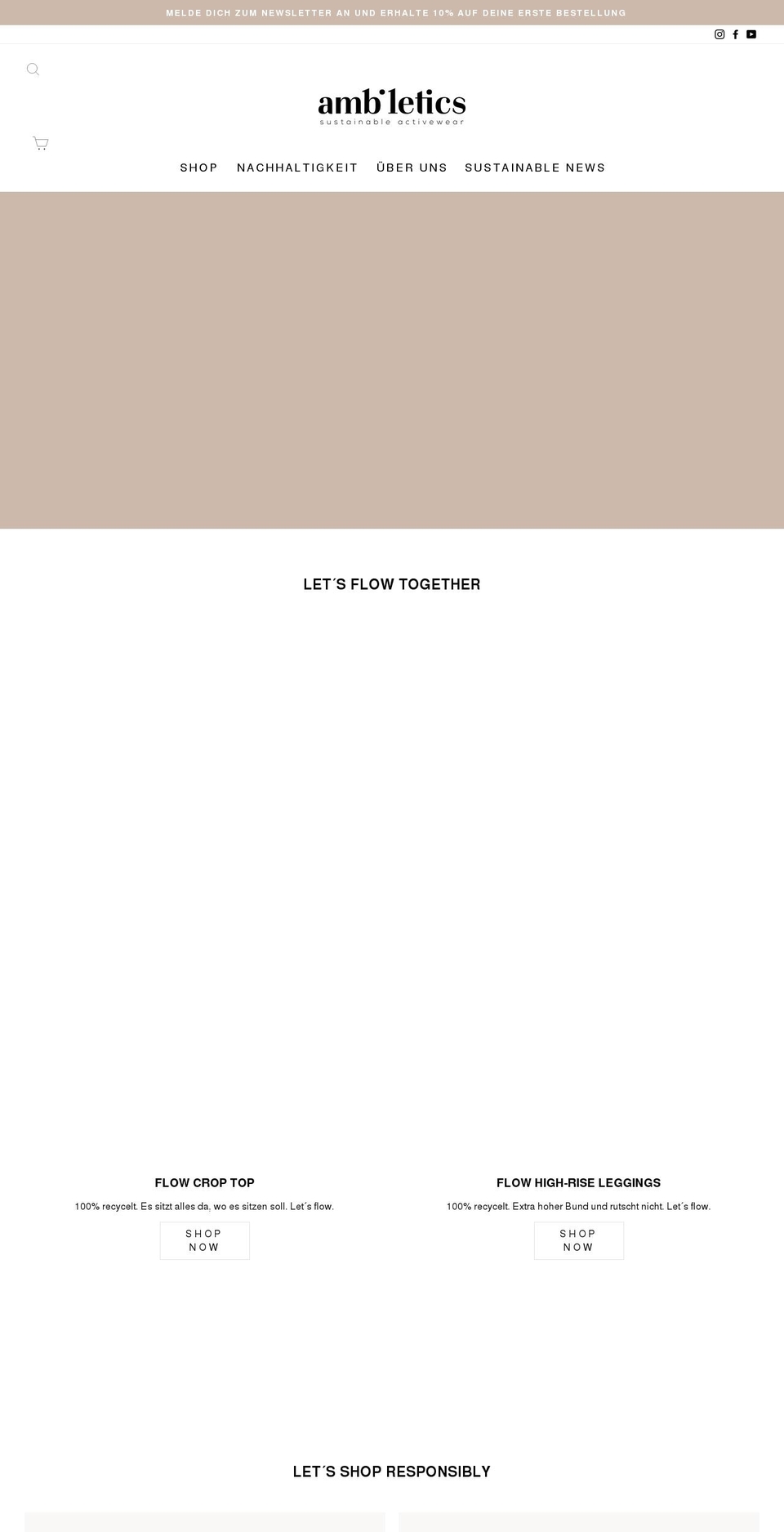 ambiletics.com shopify website screenshot