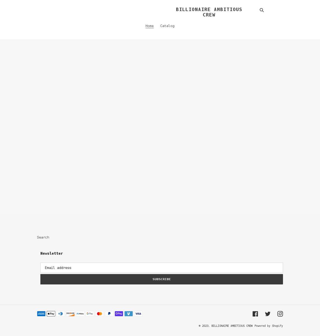 ambitiouscrew.com shopify website screenshot