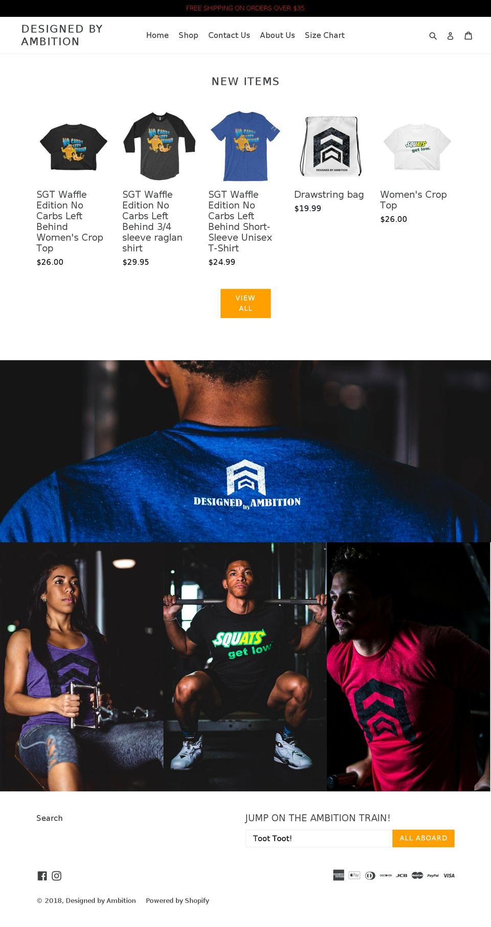 ambitiouslab.com — Shopify storefront screenshot