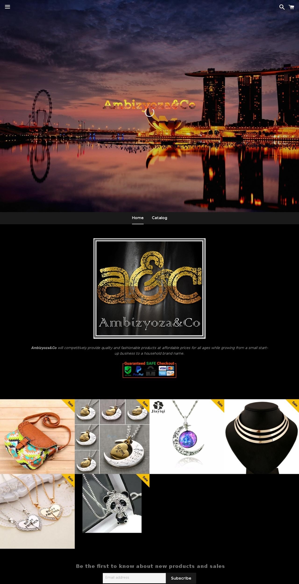 ambizyoza.com shopify website screenshot