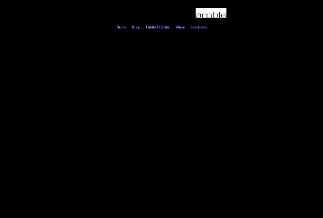 ambleshoes.com — Shopify storefront screenshot
