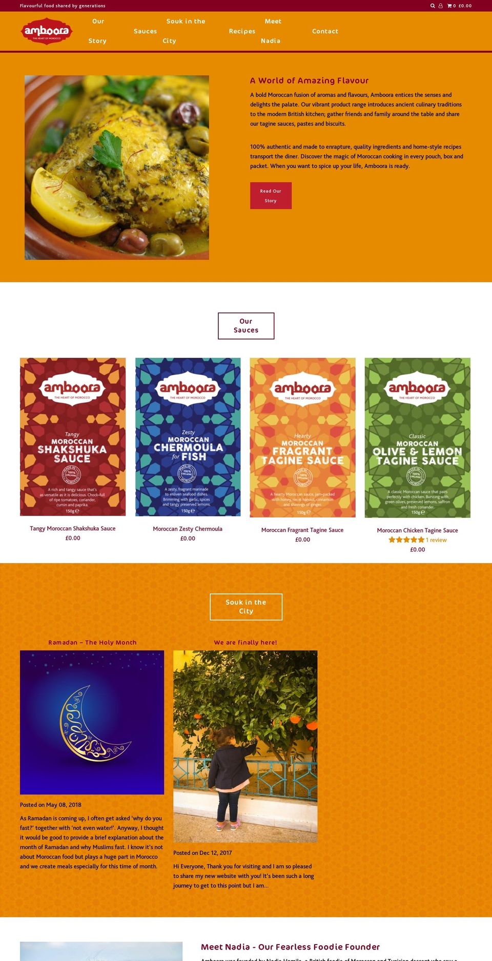 amboora.com — Shopify storefront screenshot