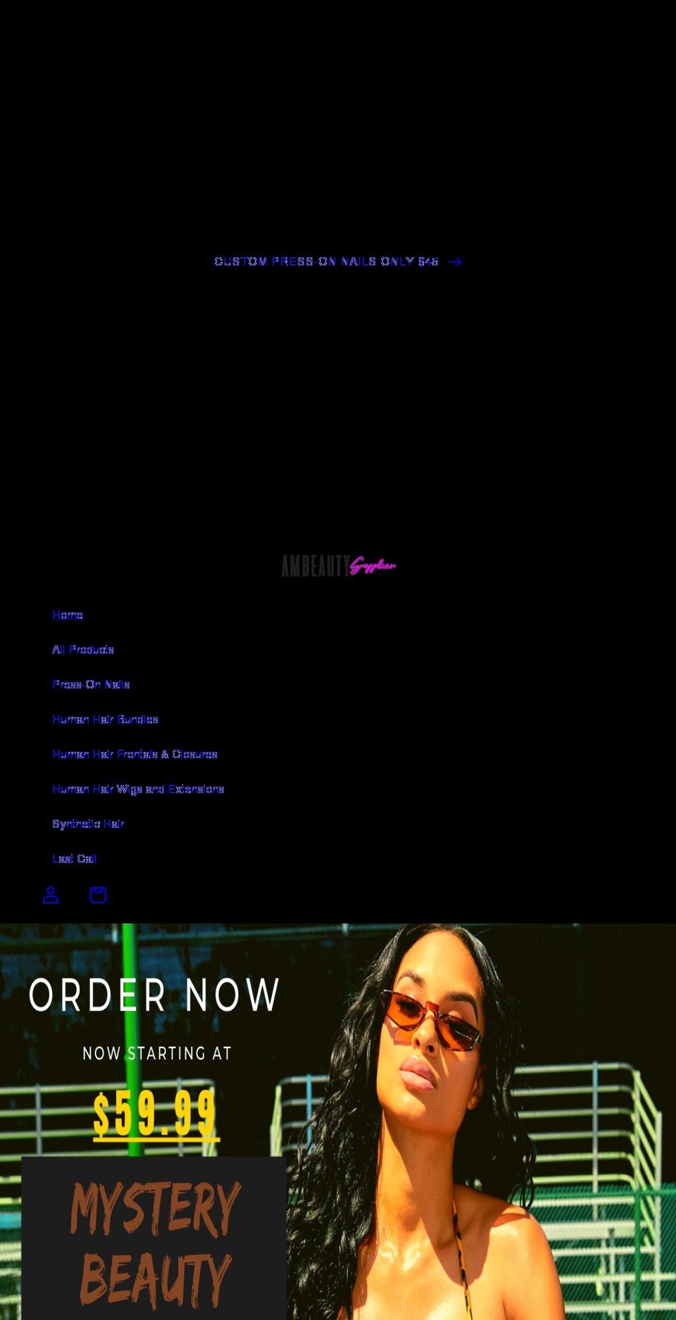 ambsupplies.com shopify website screenshot