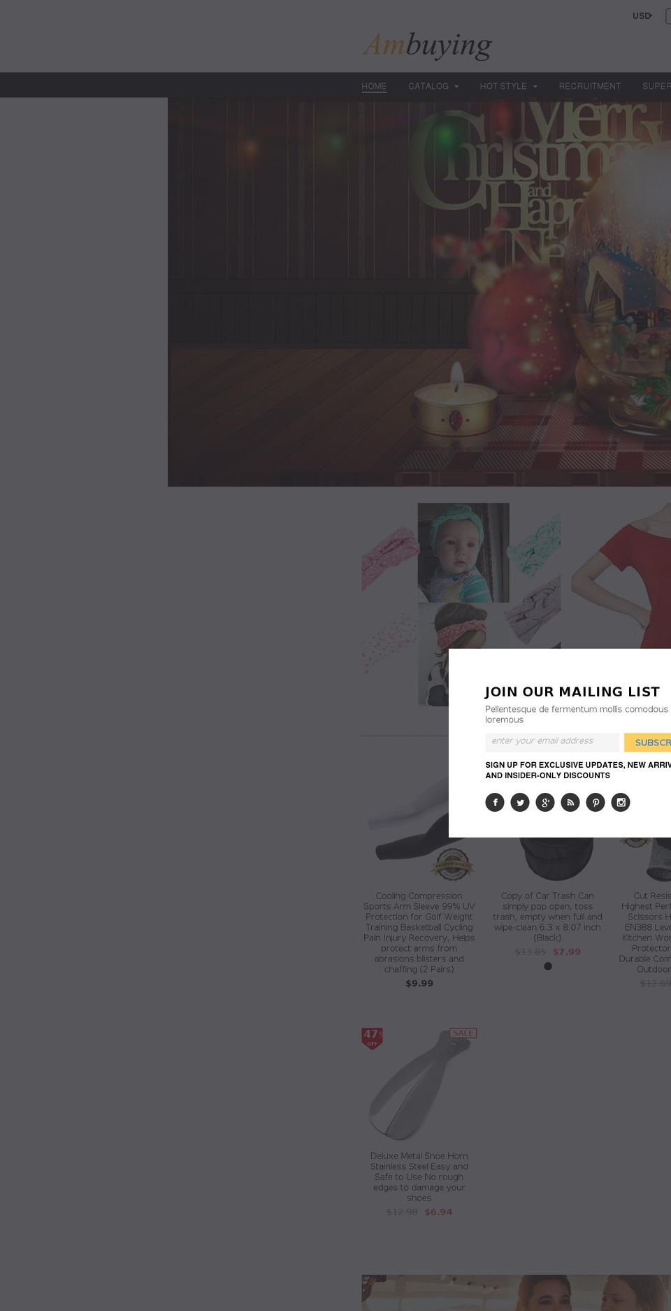 ambuying.com shopify website screenshot