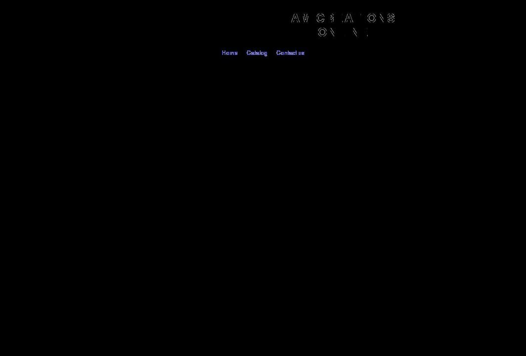 amcreationsonline.com shopify website screenshot