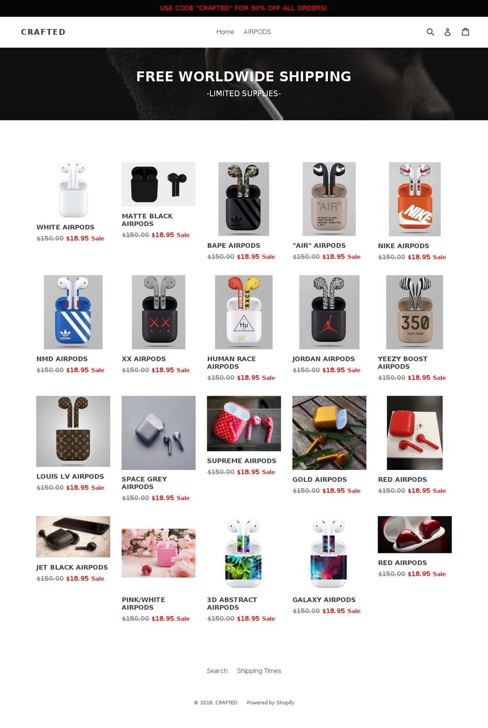 amdope.com — Shopify storefront screenshot