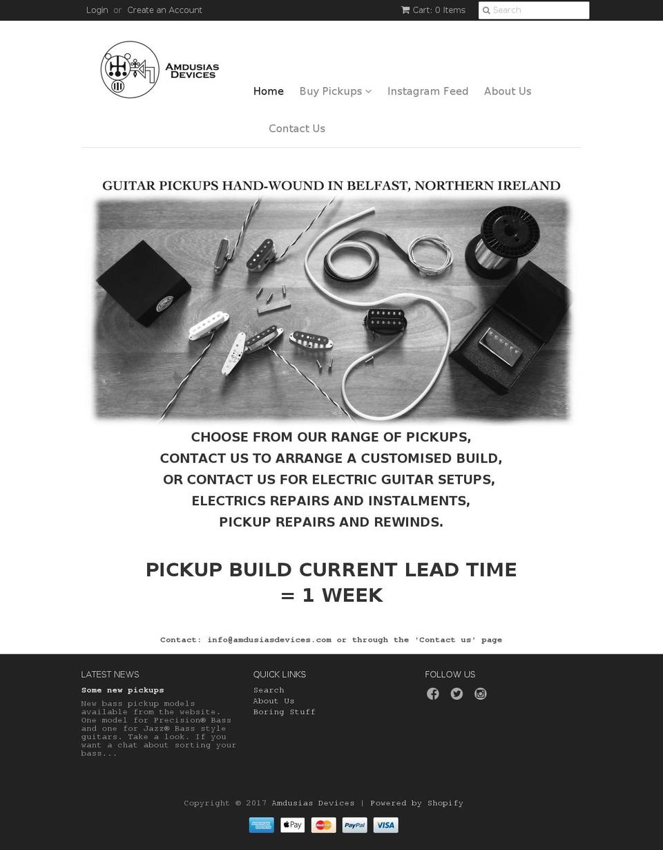 amdusiasdevices.com shopify website screenshot