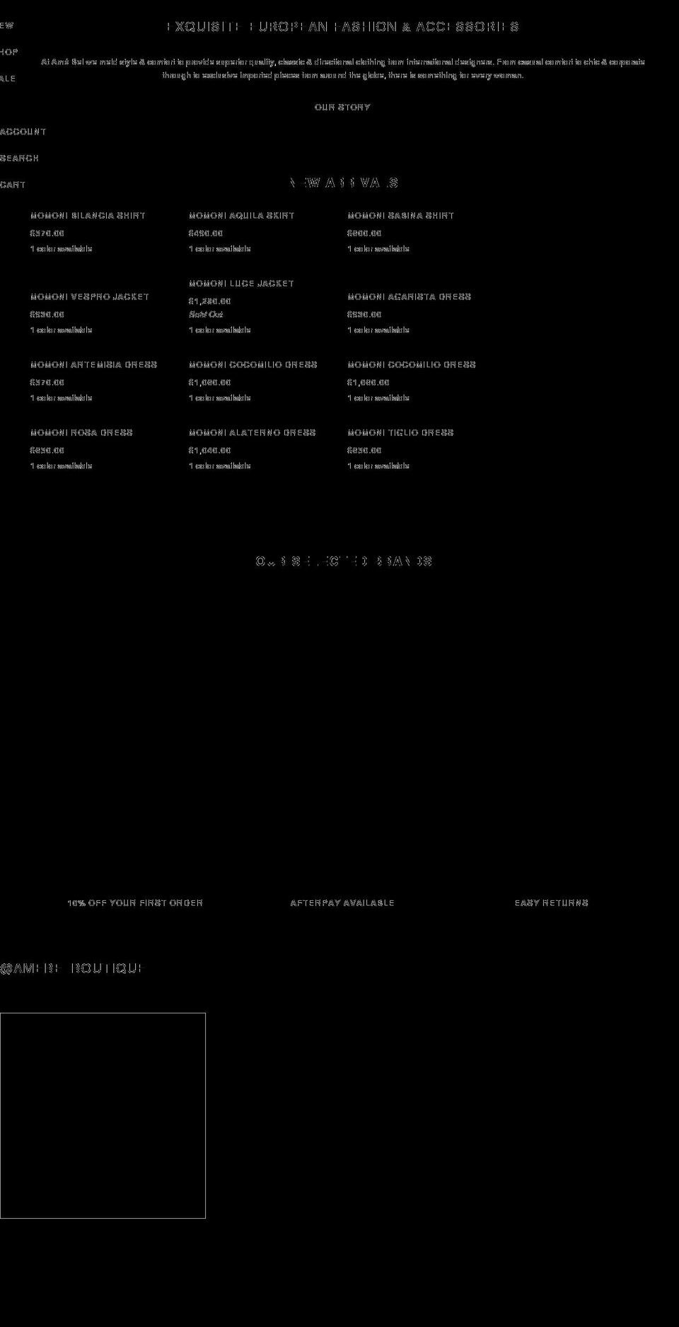 amebel.com.au shopify website screenshot