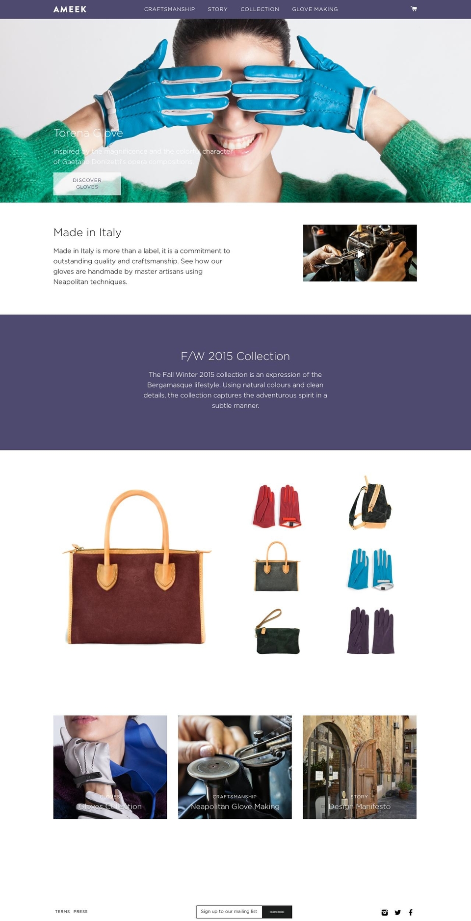 ameekco.com shopify website screenshot