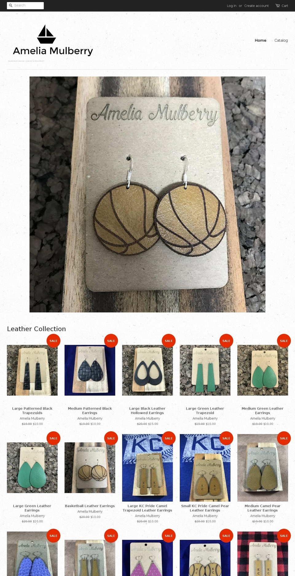 ameliamulberry.com shopify website screenshot