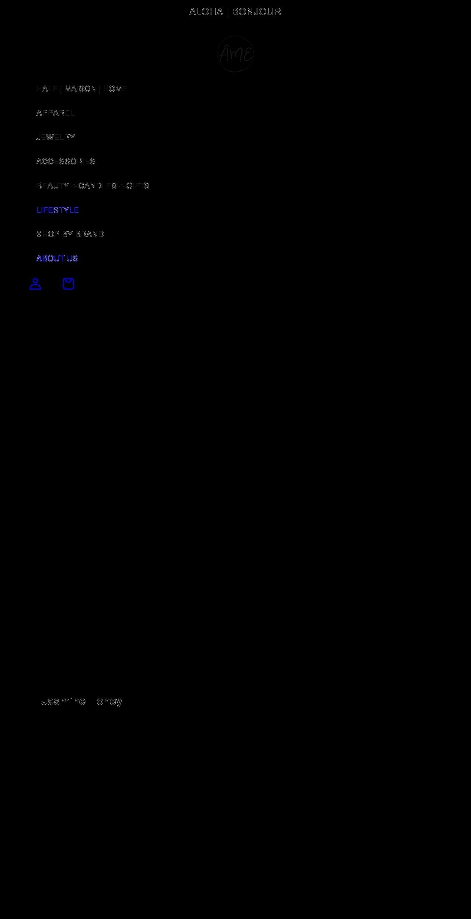 amemauiparis.com shopify website screenshot