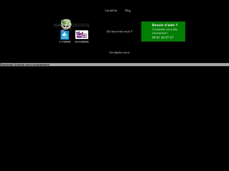amenergie.fr shopify website screenshot