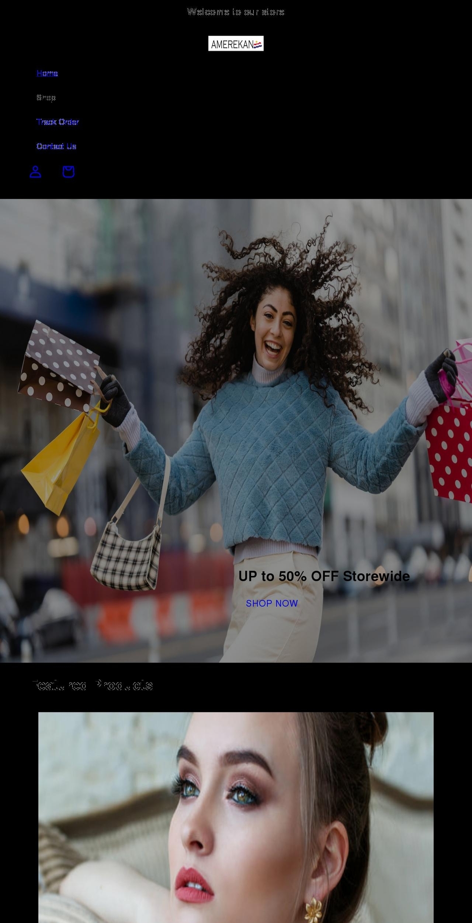 amerekan.com — Shopify storefront screenshot