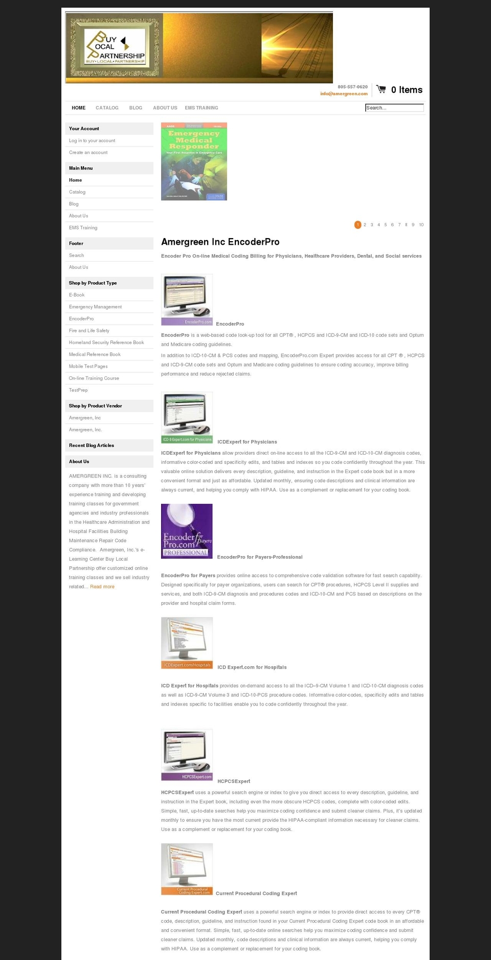 amergreen715m2.com shopify website screenshot