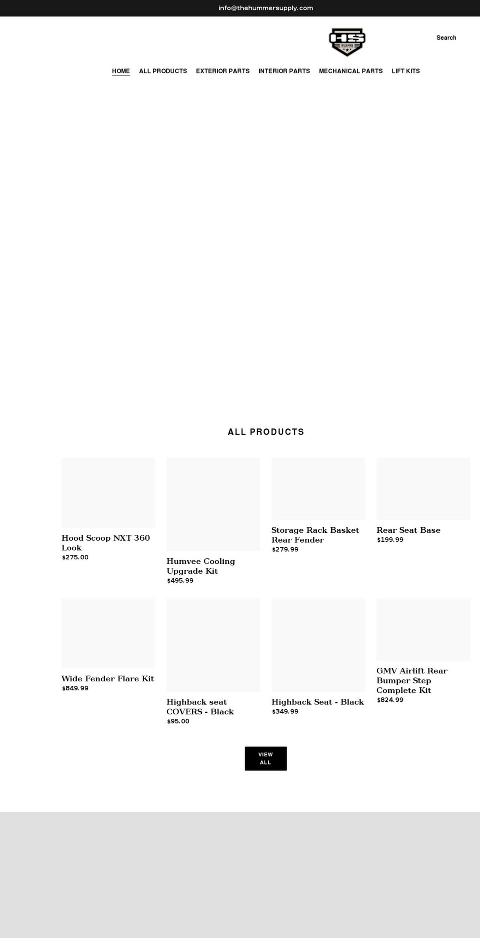 america.thehummersupply.com shopify website screenshot
