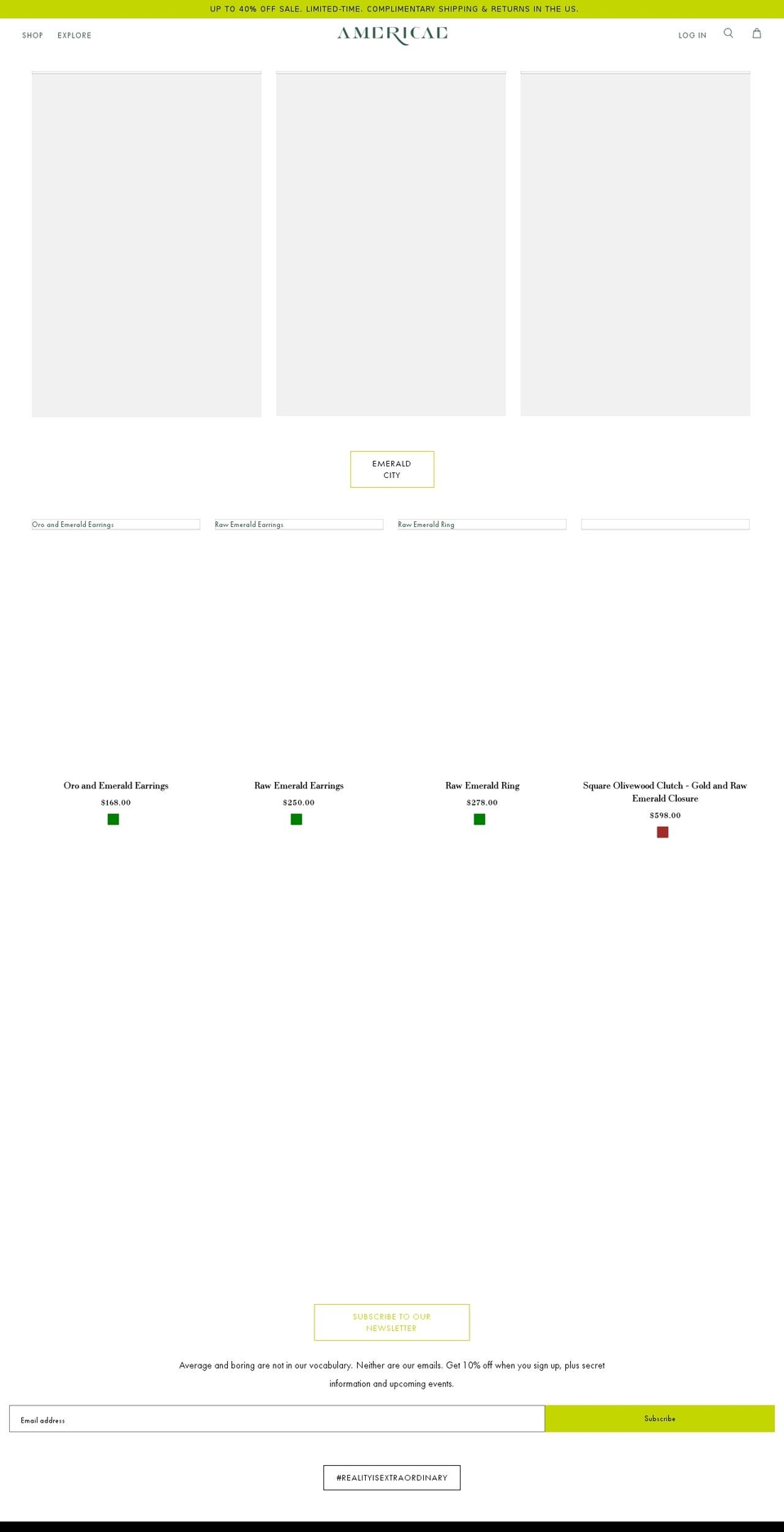 americae.net shopify website screenshot