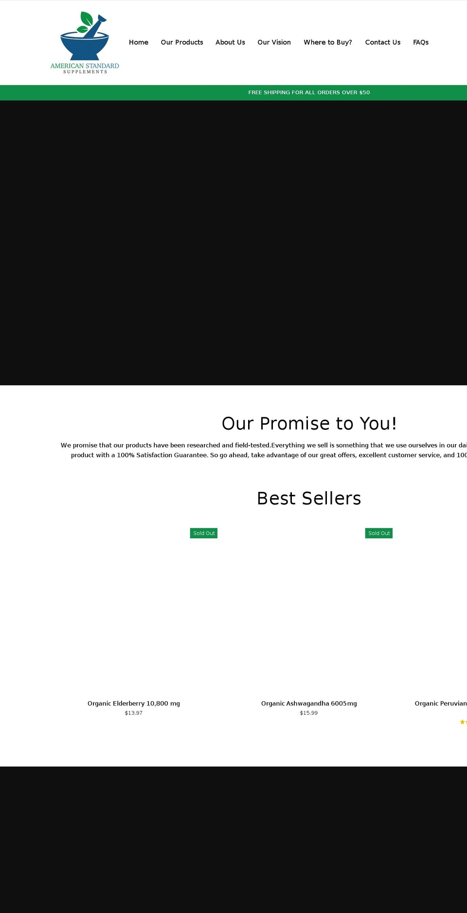 american-supplement.com shopify website screenshot