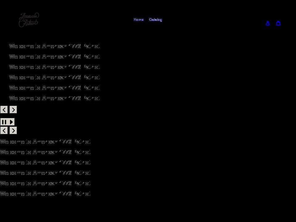 american1776patriot.com shopify website screenshot