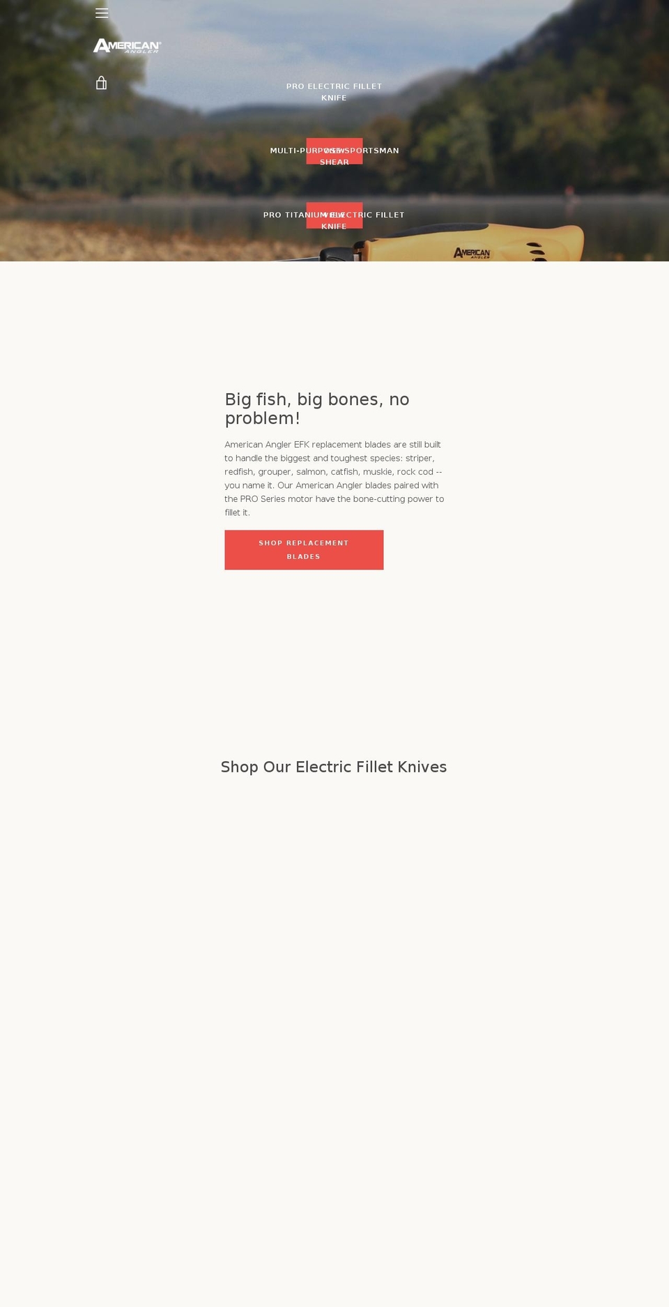 americananglerusa.com shopify website screenshot