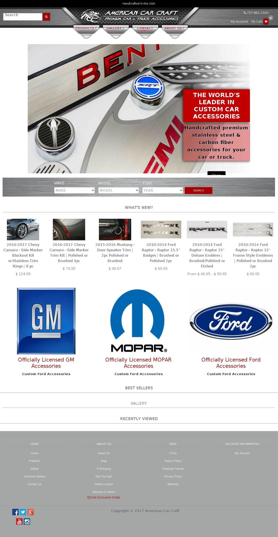 Copy - Fouzia's Dev Theme _BoldDev Jun20 Shopify theme site example americancarcraft.com