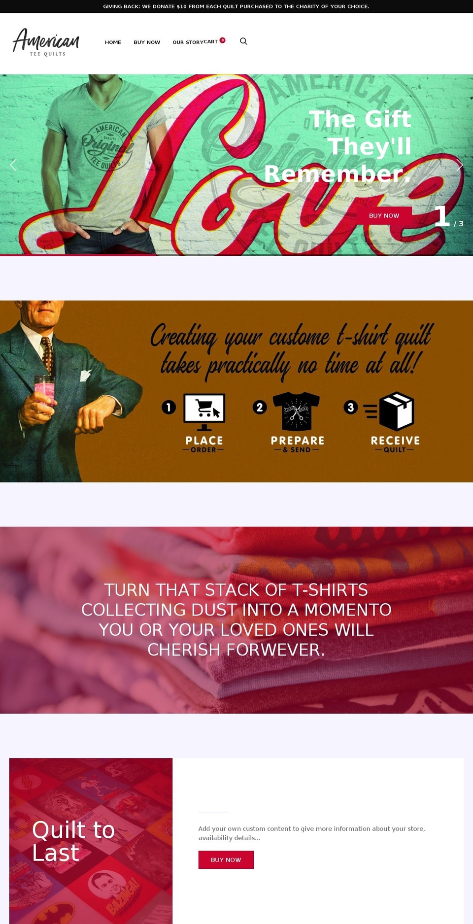 americancutandsew.com — Shopify storefront screenshot