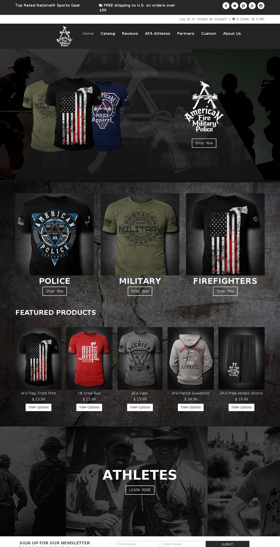 americanfmp.com — Shopify storefront screenshot